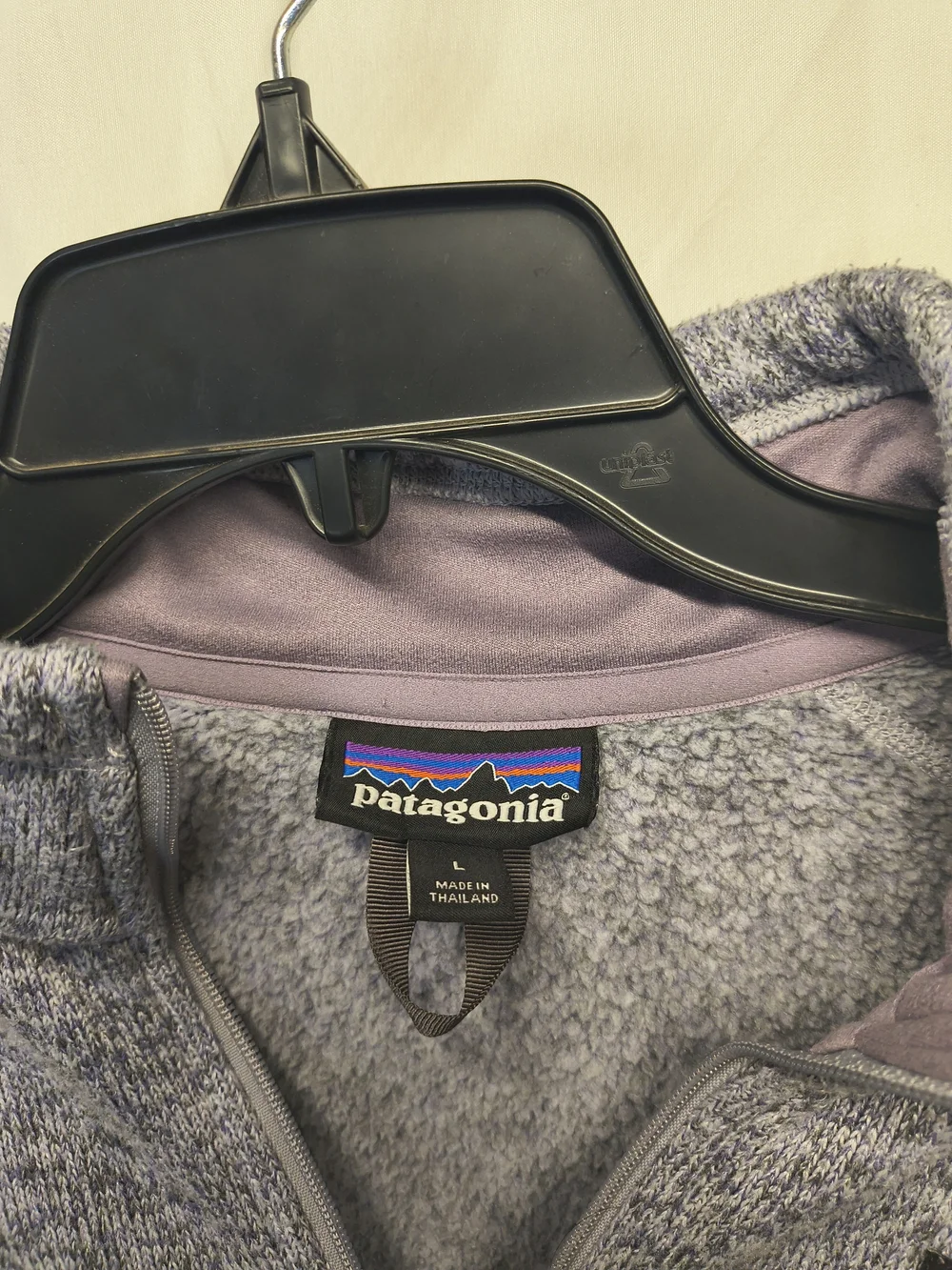 Patagonia Heathered Lavender Quarter-Zip Fleece Pullover